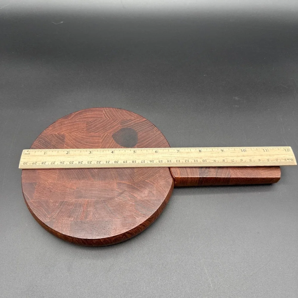 VTG Jens Quistgaard for Dansk Teak Cheese Cutting Board with Built in Knife 11.5